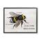 Stupell Industries Anatomy of Honey Bee Pun Black Framed Wall Art